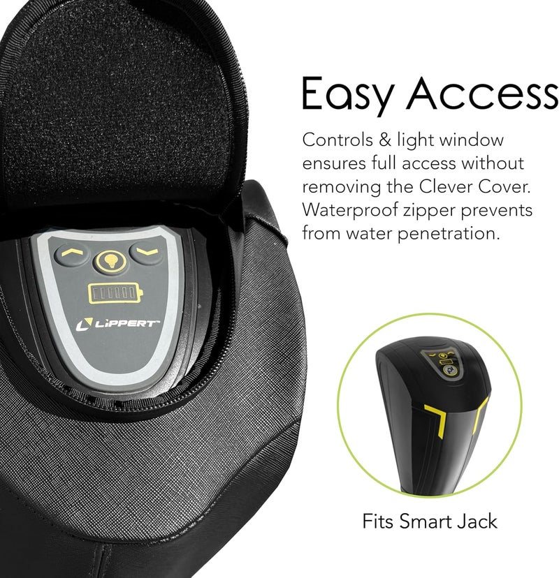 Trailersphere Clever Cover for Smart Jack by Custom Electric Tongue Jack Cover for Trailer, RV, Camper, Chains Holder, Plug Protector, Sun and Waterproof (Smart Jack Cover) - Image 2
